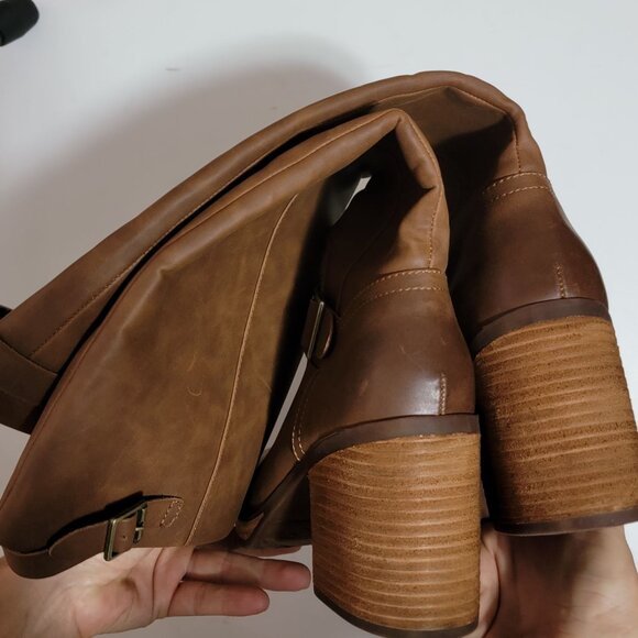 NEW Korks Karalyn Knee-High Boots Womens 9 Brown Boho Rustic Contemporary - Picture 6 of 10